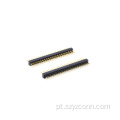 Cabeçalho de pino usinado com passo de 1,27 mm reto 23P